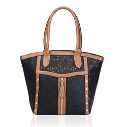 Metallic Laser Cut Tote Bag