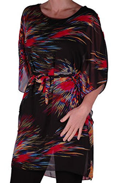 Chiffon Batwing Tunic Top