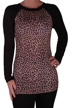 Haven Long Sleeve Animal Print Tops