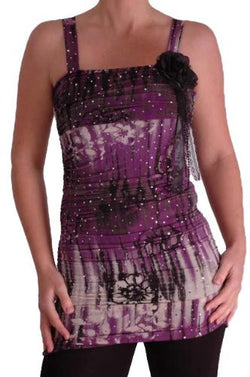 Aidan Silky Printed Tops