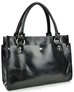 Capella Faux Leather Satchel Bag