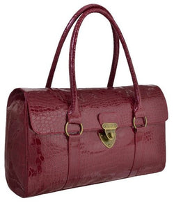 Clio Croc Print Handbag