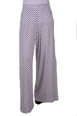 Eliza Polka Dot High Waisted Palazzo Plus Size Trousers