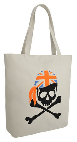 EyeCatchBags - Pirate Womens Canvas Tote HandBag ShoulderBag Natural