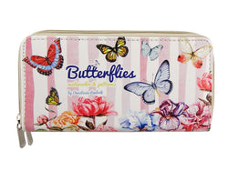 Womens Soft Faux Leather Printed Multi Purse Wallet Credit Card Coin Cash Holder