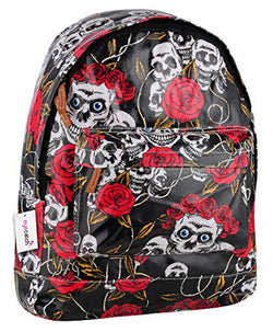 Skull Roses Print BackPack
