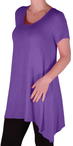 Geneva Short Sleeve Plus Size Tops