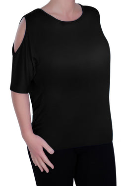 Liya Plain Shouder Cut Tunic