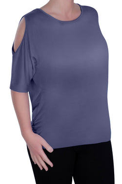 Liya Plain Shouder Cut Tunic