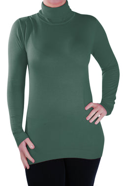 Fine Knit Polo Neck Pullover