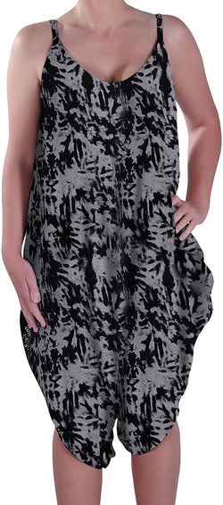 Lagenlook Strappy Jumpsuit Tye Dye