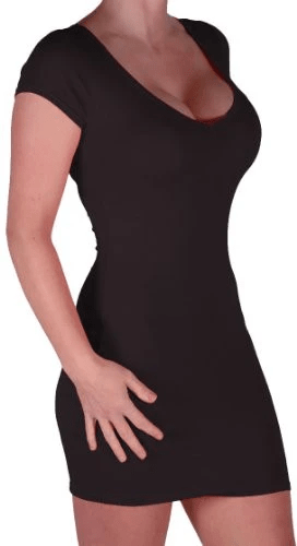 Annalise V Neck Cap Sleeve Bodycon