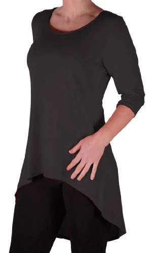 Lexy Fishtail 3/4 Sleeves Plus Size Tops