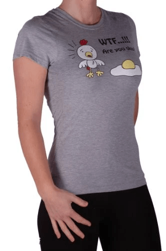 Chicken WTF Graphic T-Shirt
