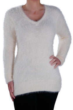 V-Neck Long Sleeve Jumper